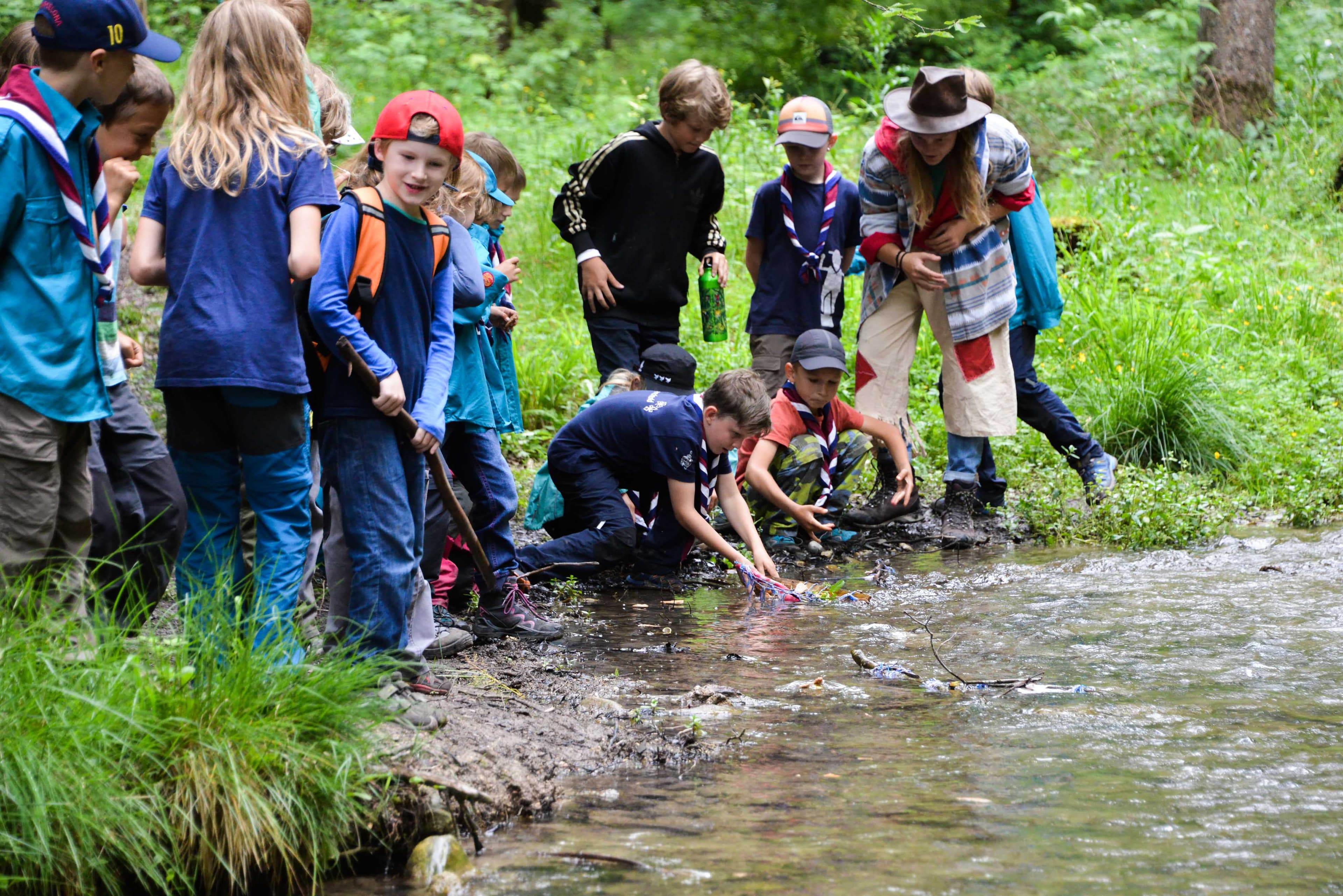 Kinder in der Pfadi